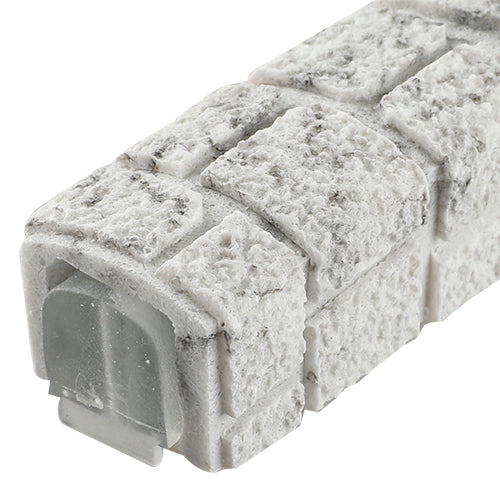 12 cm gray stone design polyresin Mezuzah box (Bait).