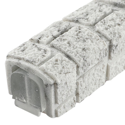 12 cm gray stone design polyresin Mezuzah box (Bait).