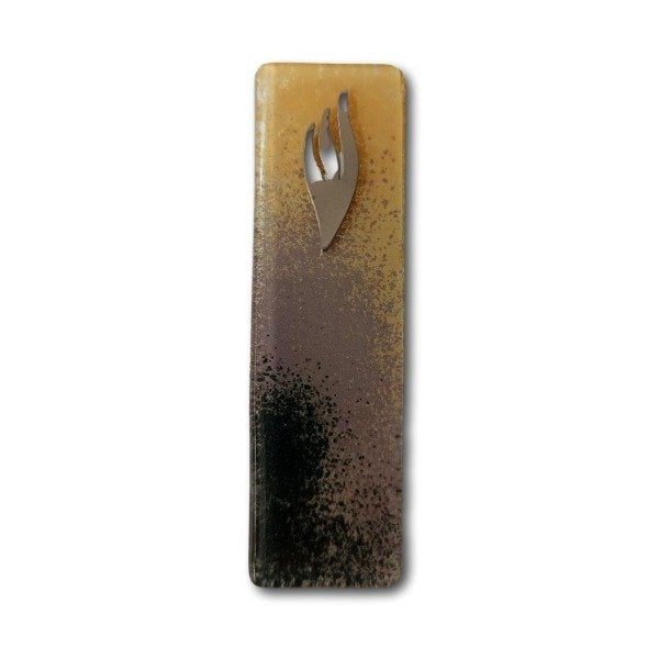 Vitrofusion Mezuzah Box (Bait) with Case (Mod. 01) of 7 cm.