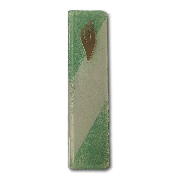 Vitrofusion Mezuzah Box (Bait) with Glass Case (Mod. 39) of 10 cm.